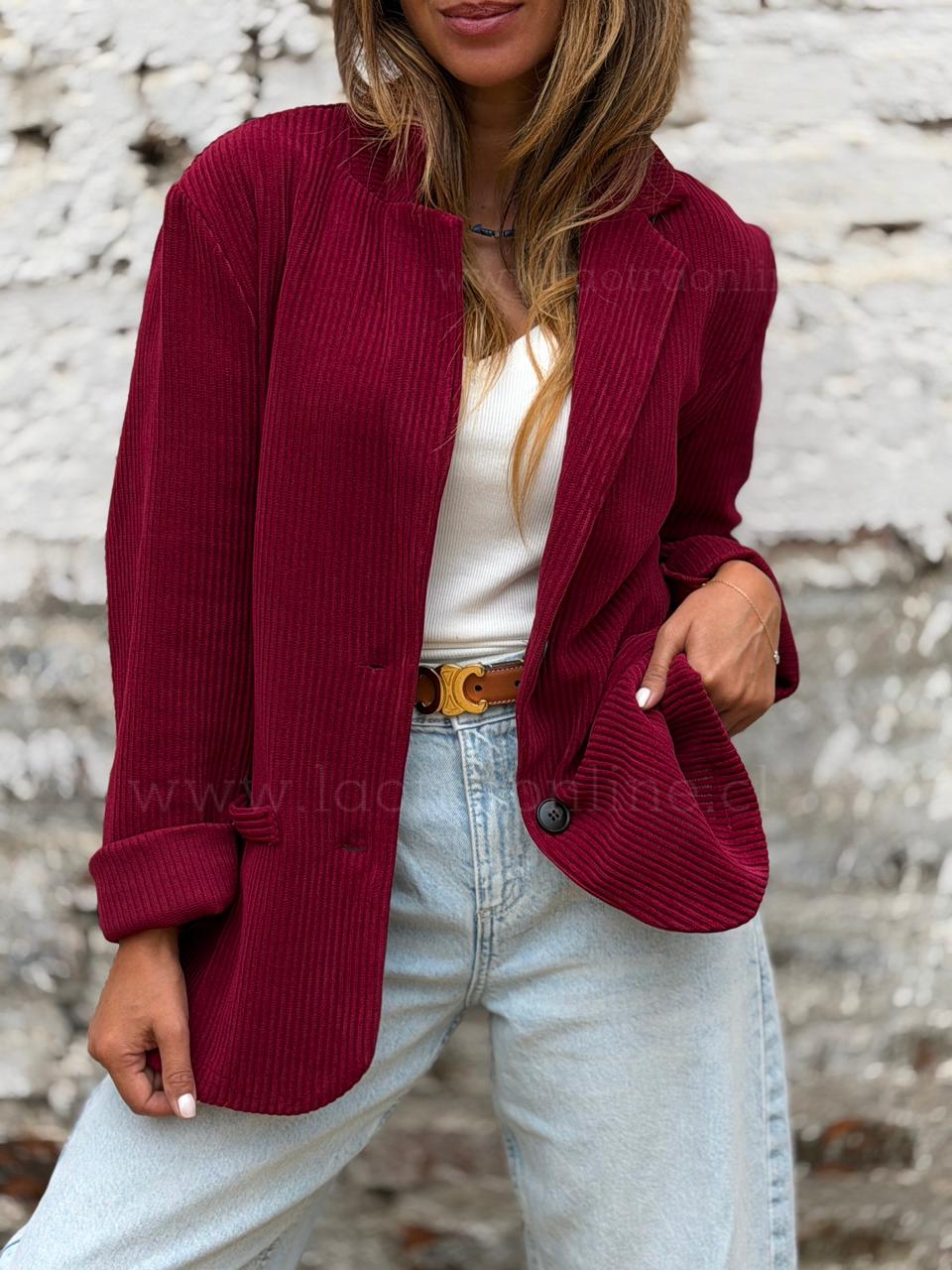 Blazer Cotele cherry