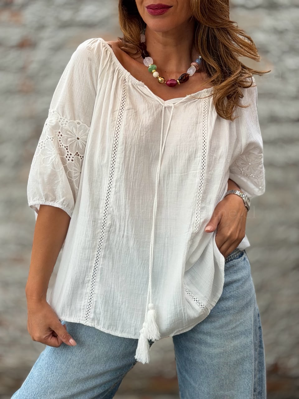 Blusa Capri blanco