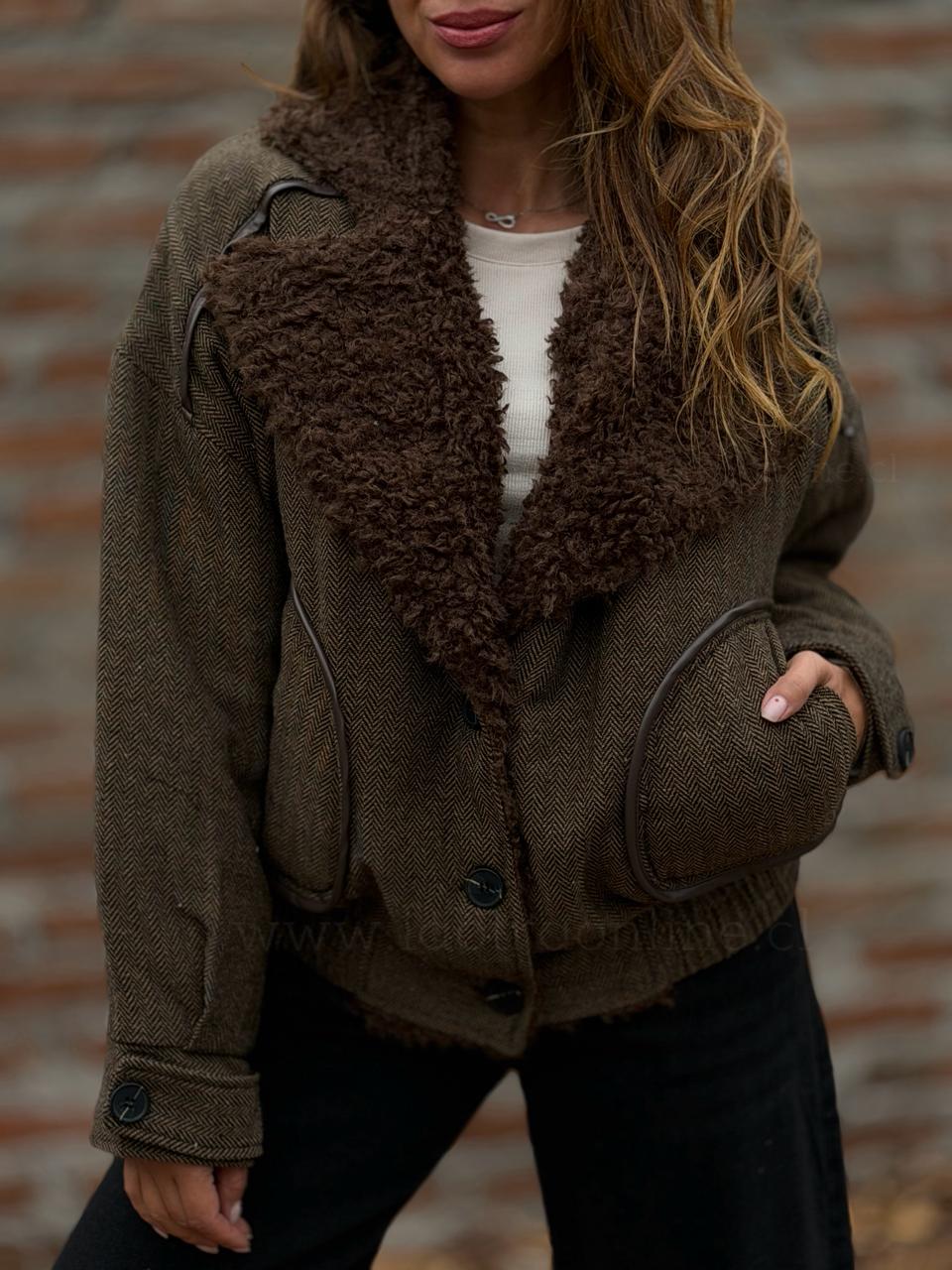 Chaqueta Texas marrón