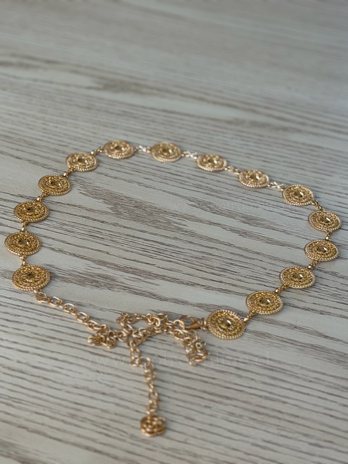 Cinturón Viña dorado