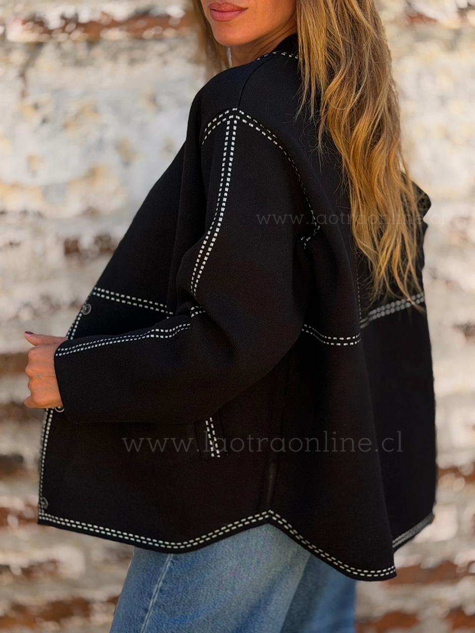 Abrigo Windsor negro