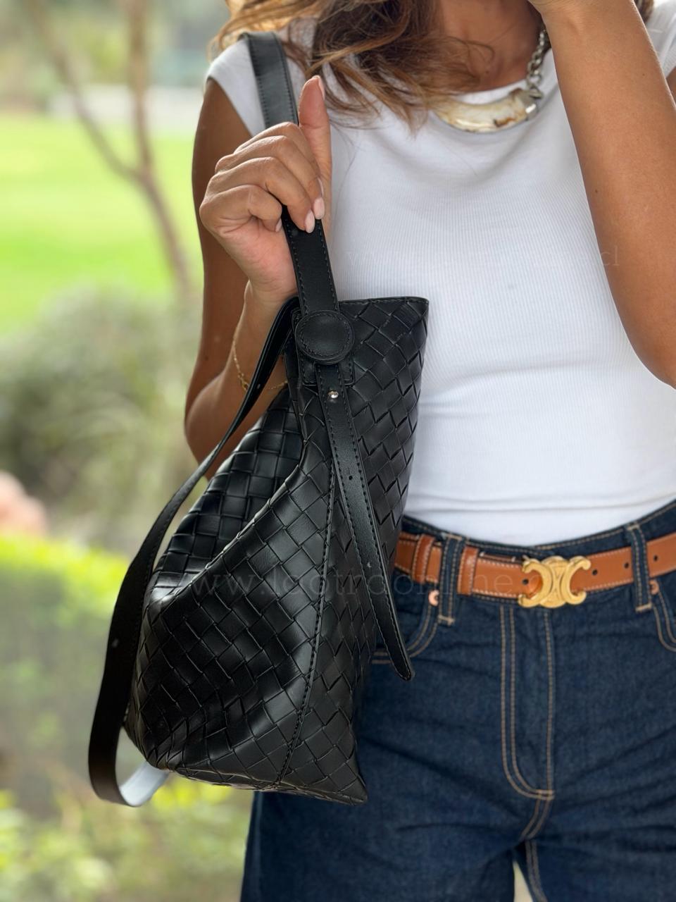 Cartera Margaret negro