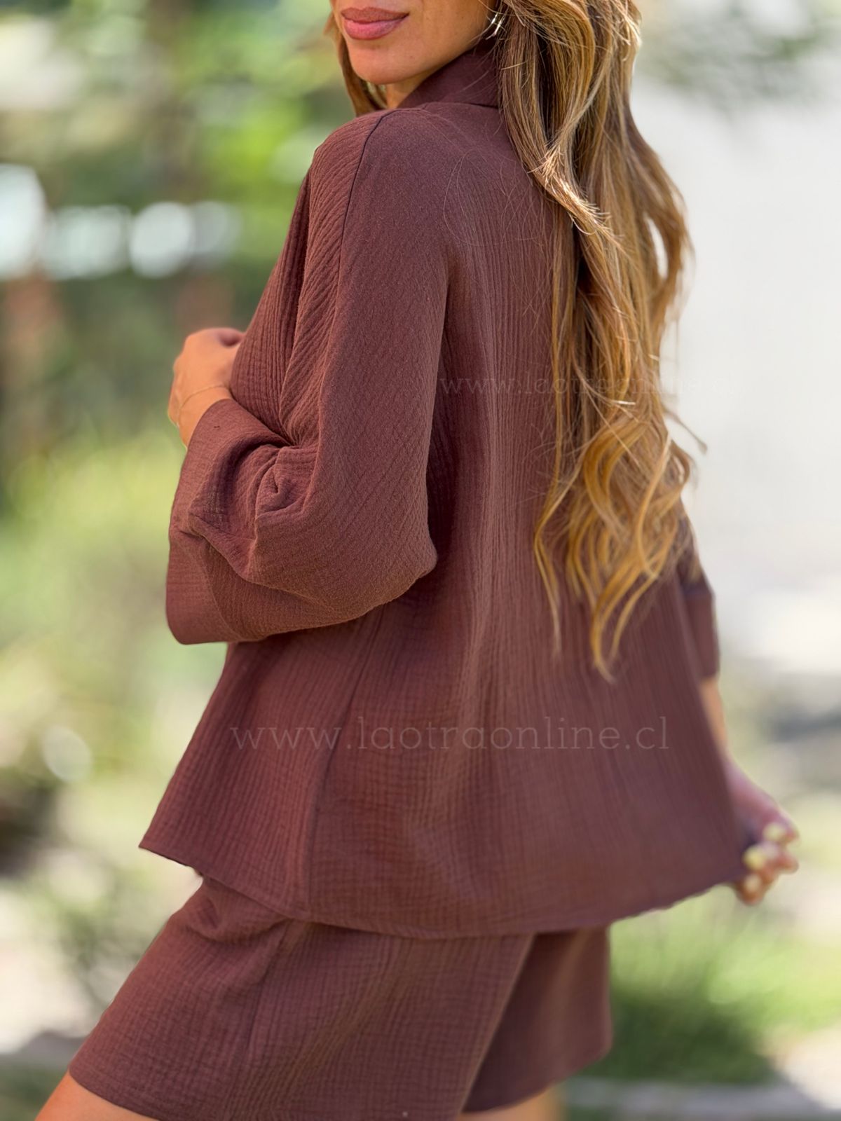 Conjunto Isabel choco