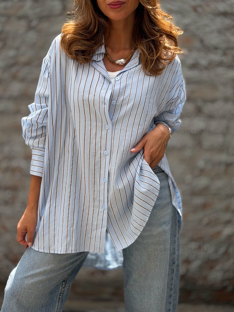 Blusa Berlin celeste