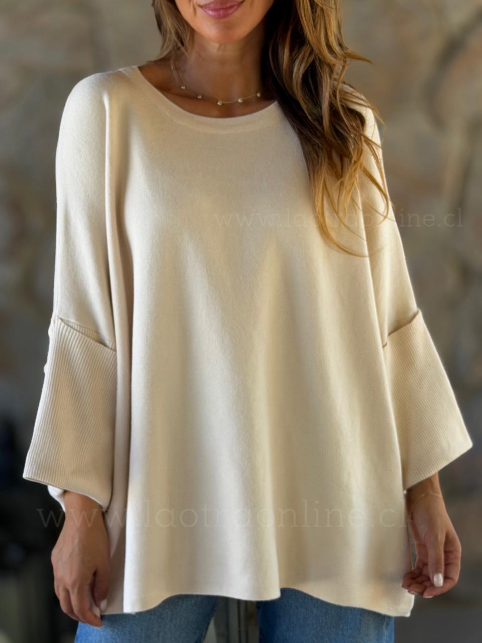Sweater Dinastía beige