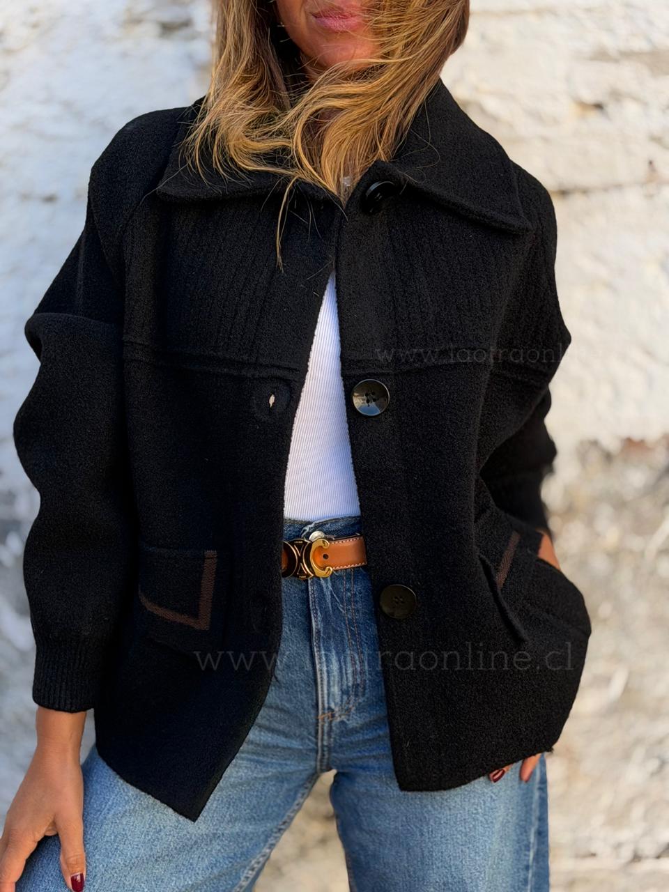 Abrigo Isabel negro