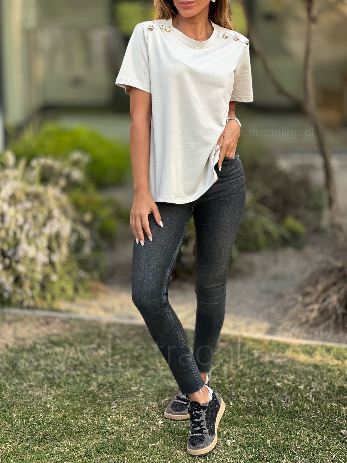 Polera Barbados blanco