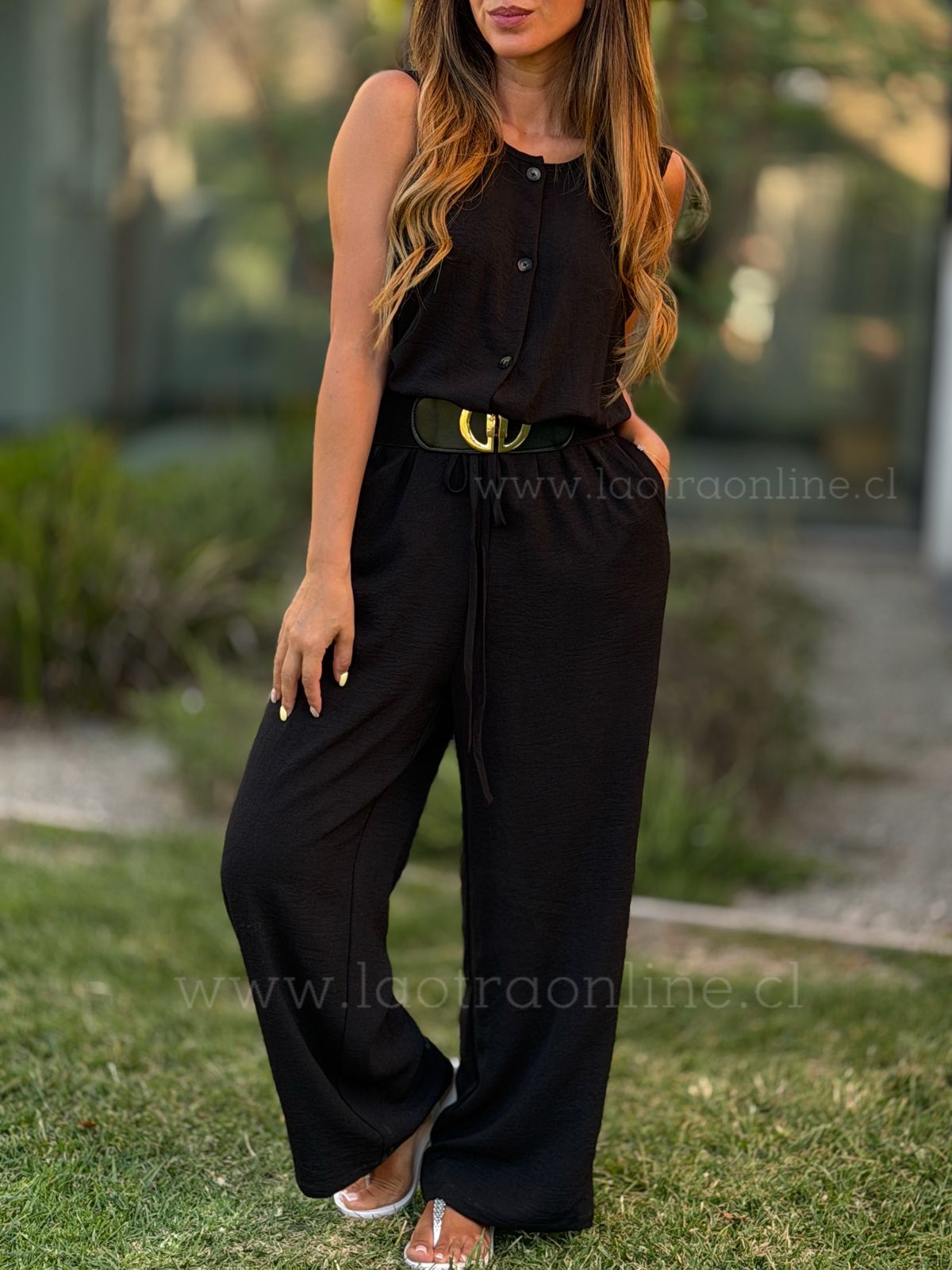 Enterito Espalda tejida negro