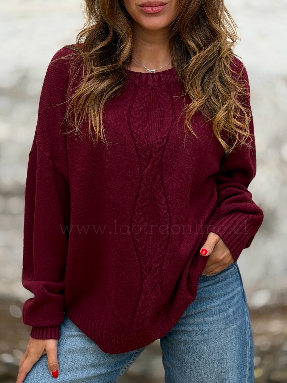 Sweater Milán cherry