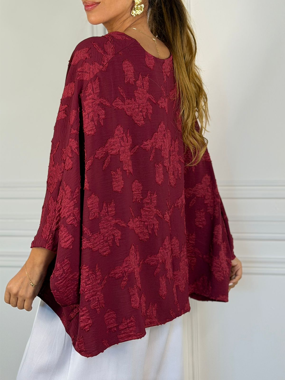 Blusa Florencia vino