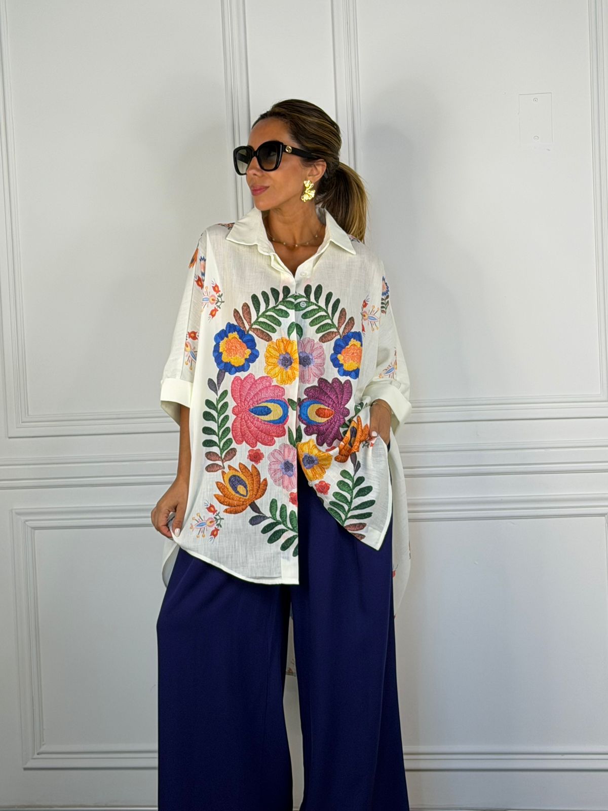 Blusa Mónaco blanco