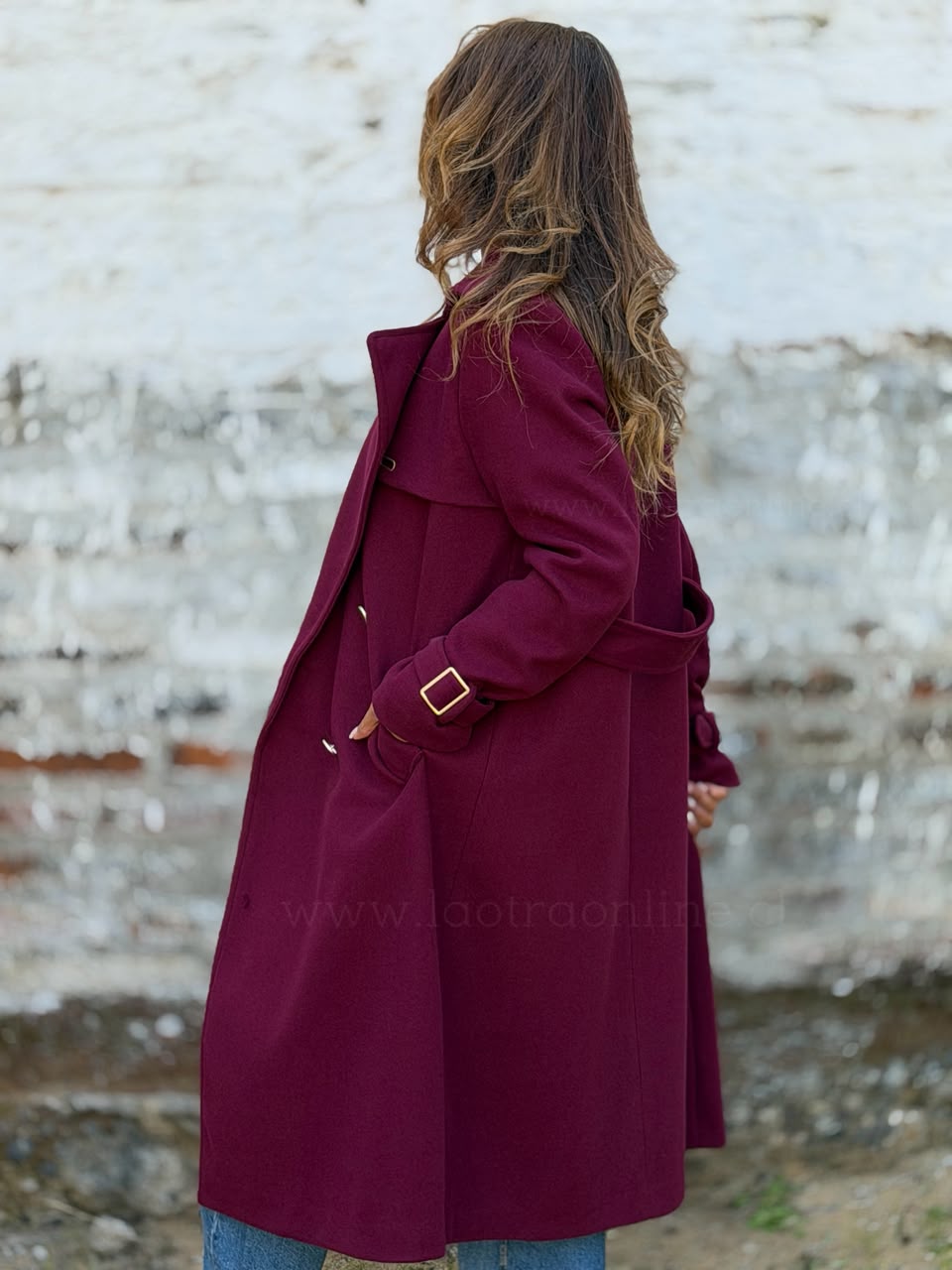Abrigo Monarca cherry