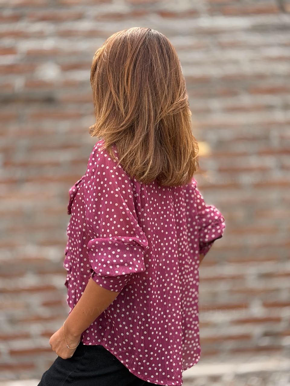 Blusa Vuelos Lunar magenta