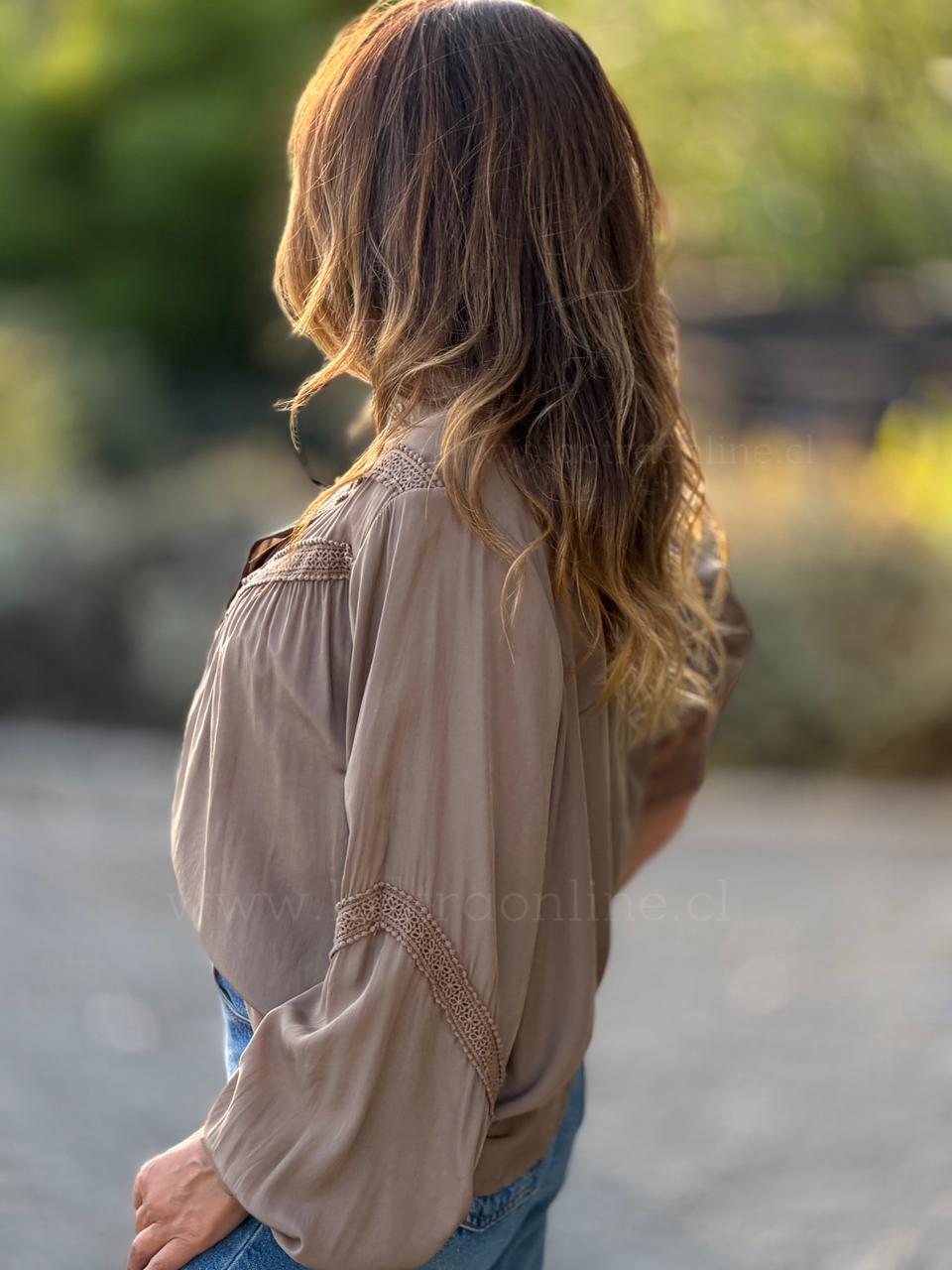 Blusa Atenea moka