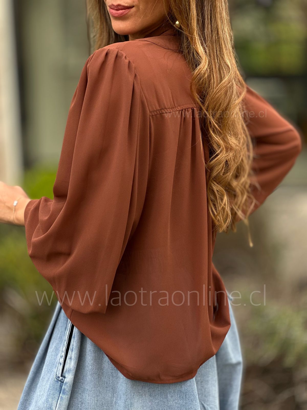 Blusa Belleza choco