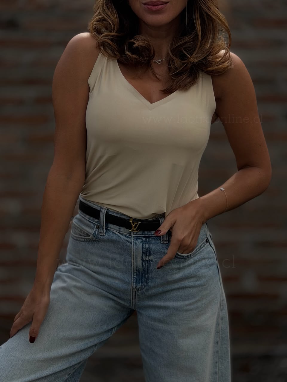 Polera/Top Increíble camel