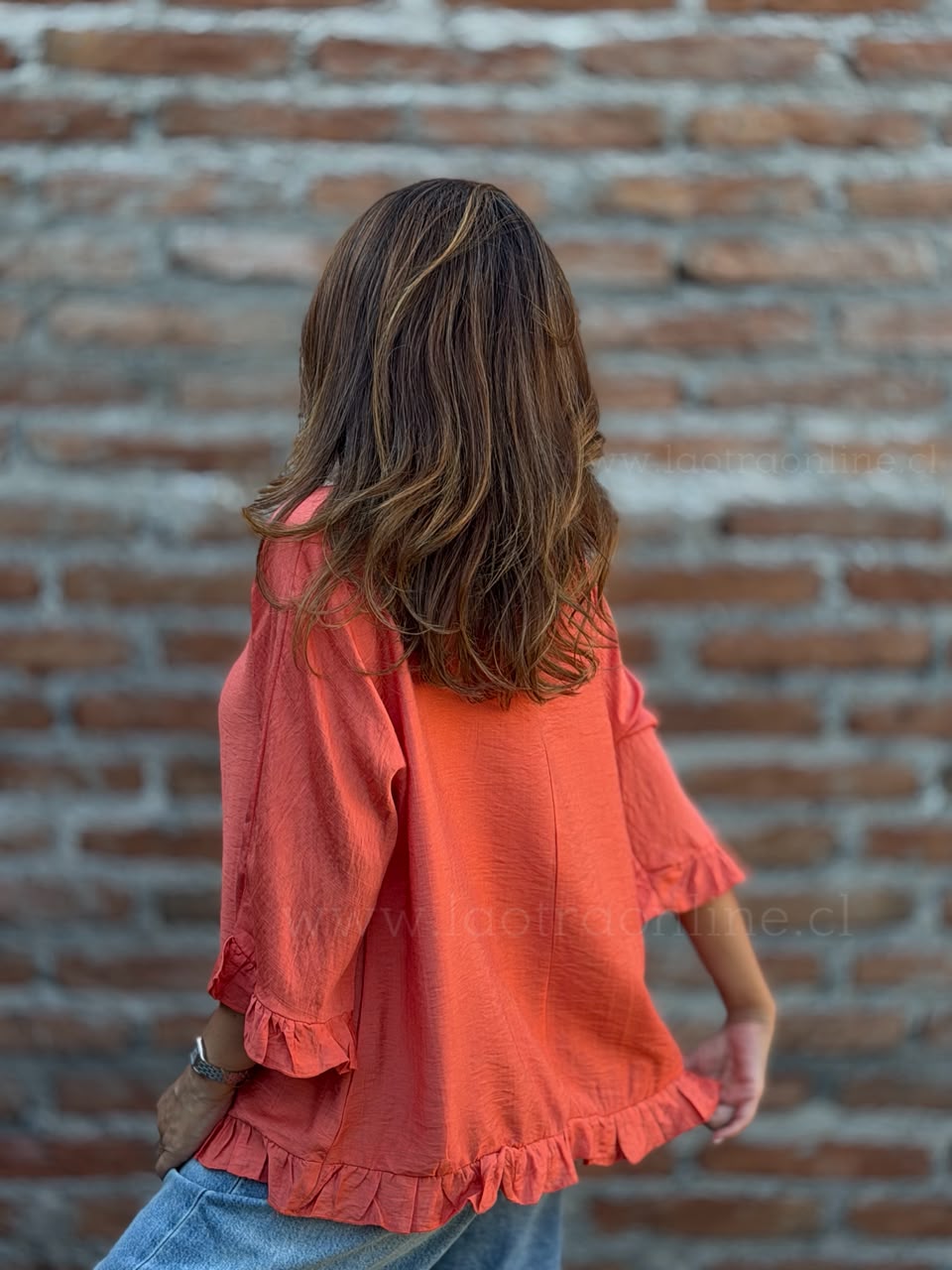 Polera Vuelos Insuperable coral