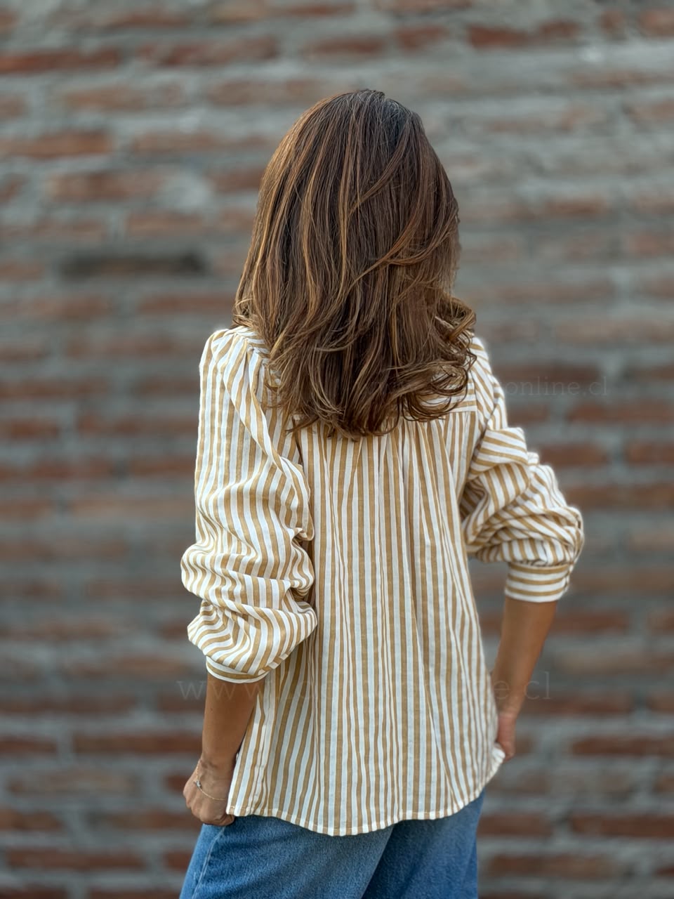 Blusa España mostaza