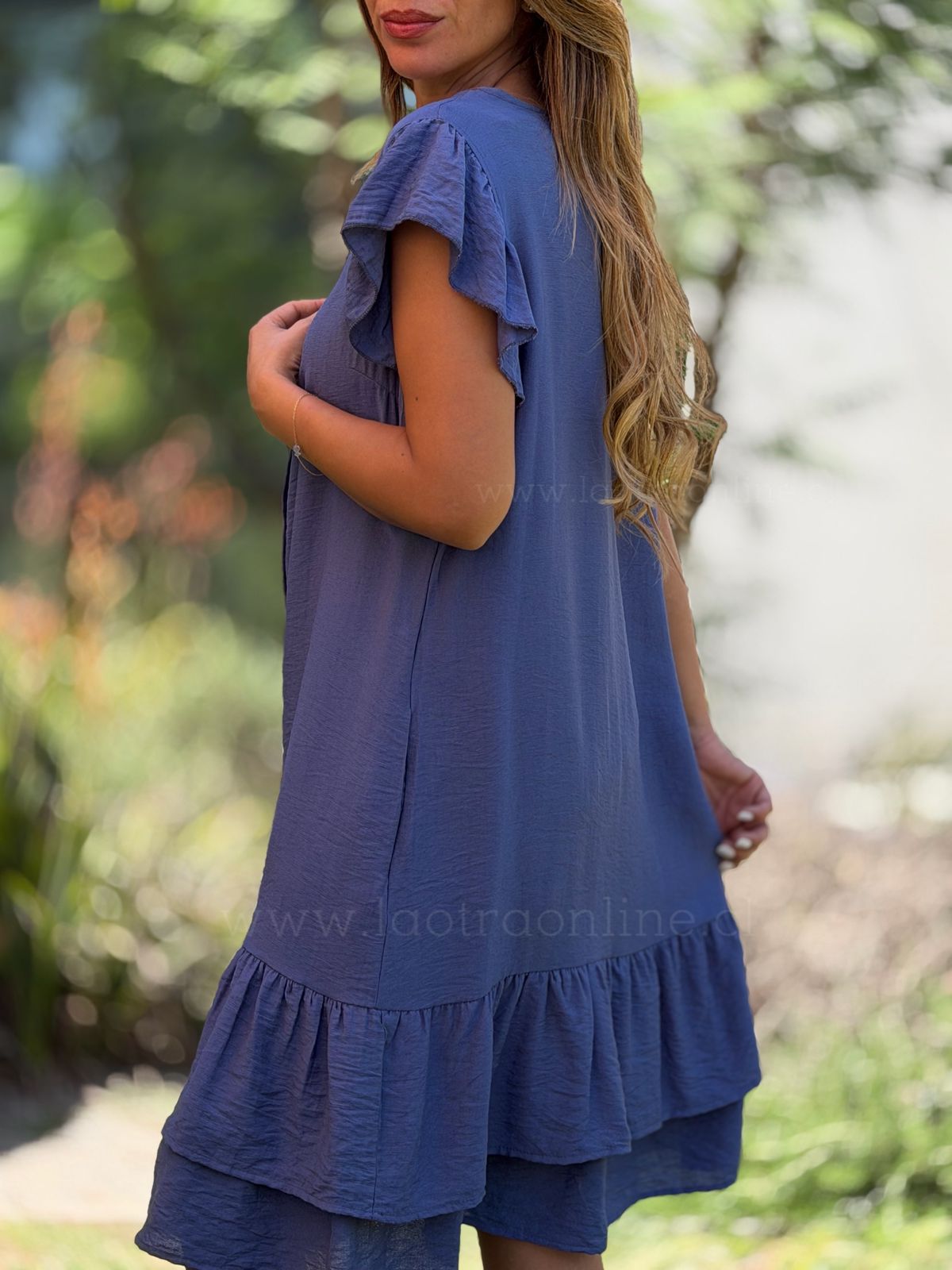 Vestido Vuelitos azul