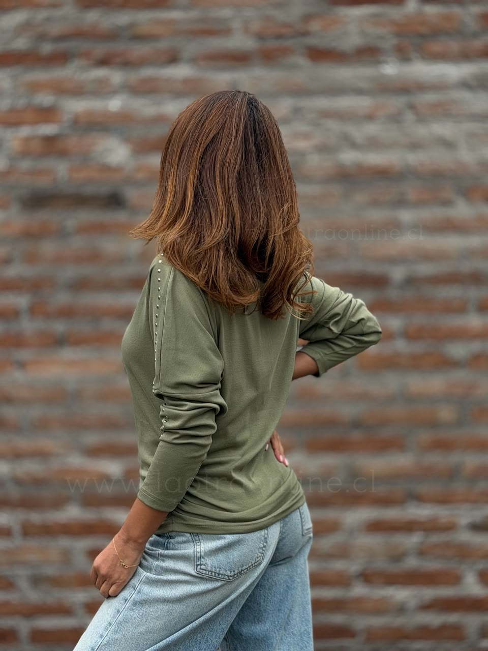 Polera Cambridge verde