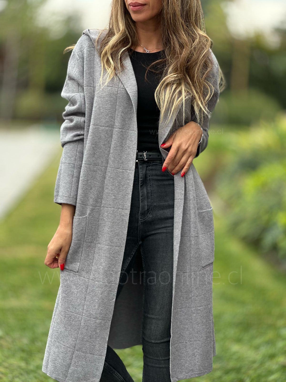 Cárdigan Castelli gris
