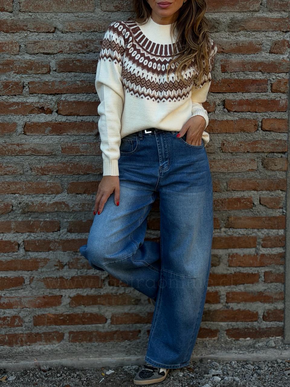 Sweater Bohemio blanco