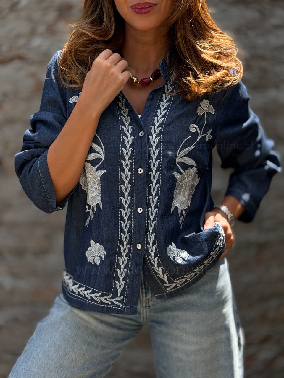 Blusa Filadelfia azul