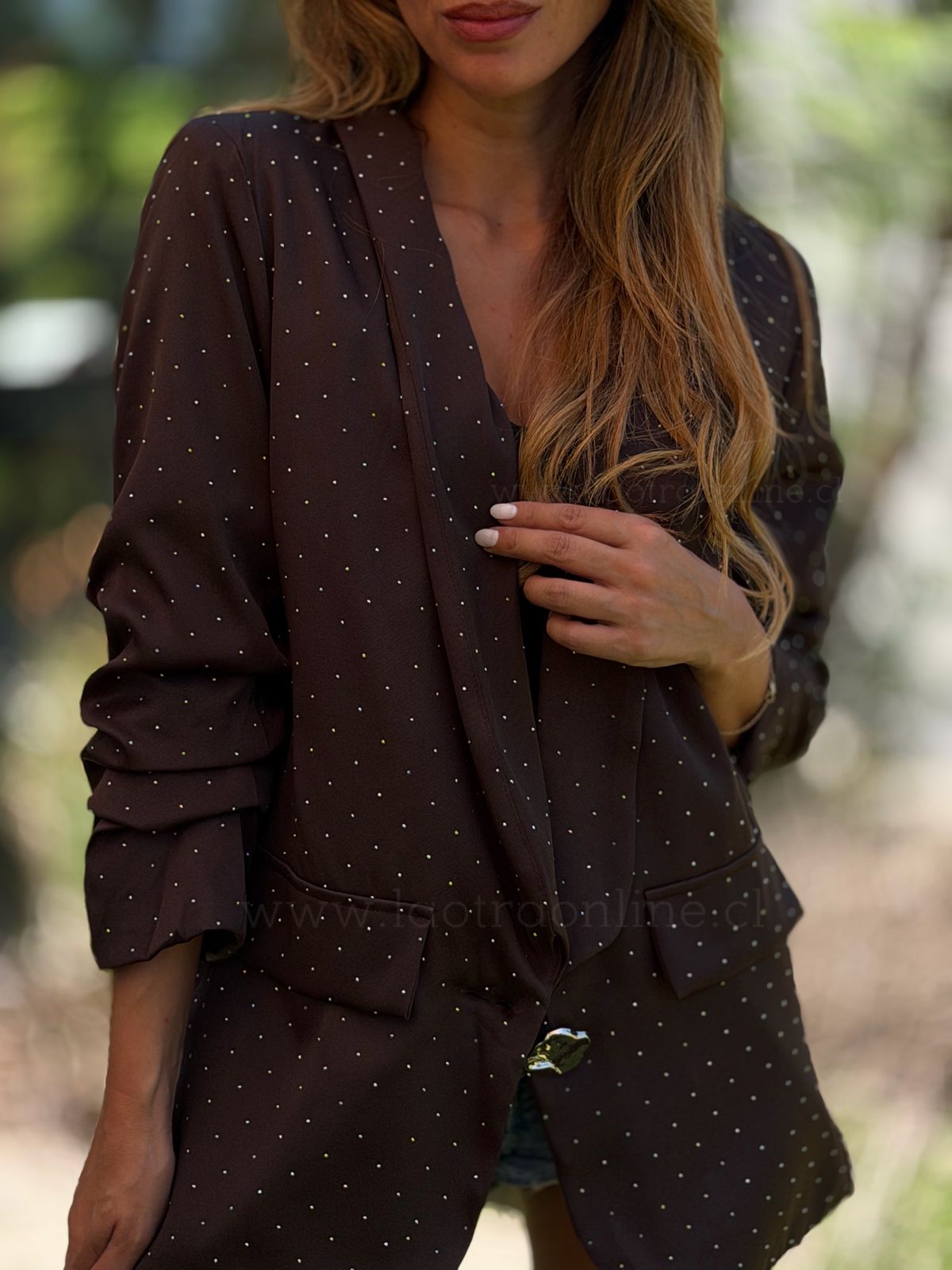 Blazer Monarca choco