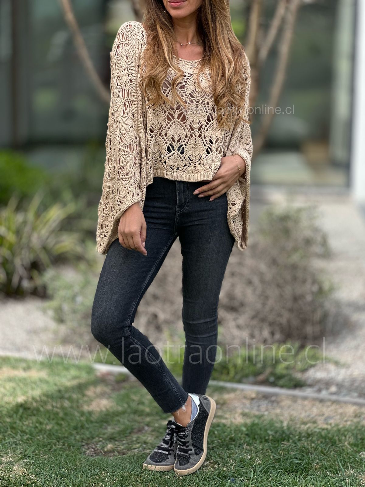 Sweater Coquet camel