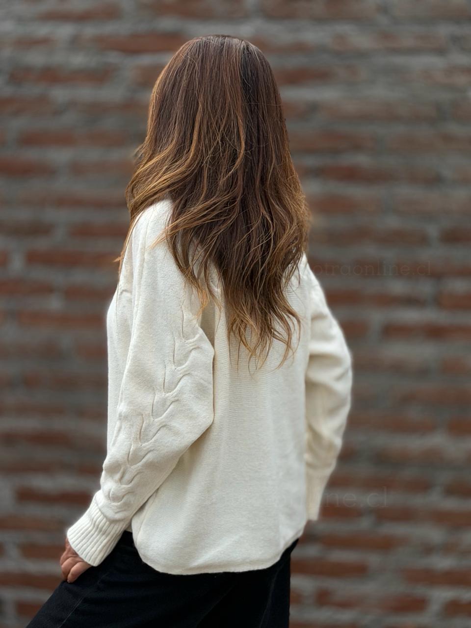 Sweater Polonia crema