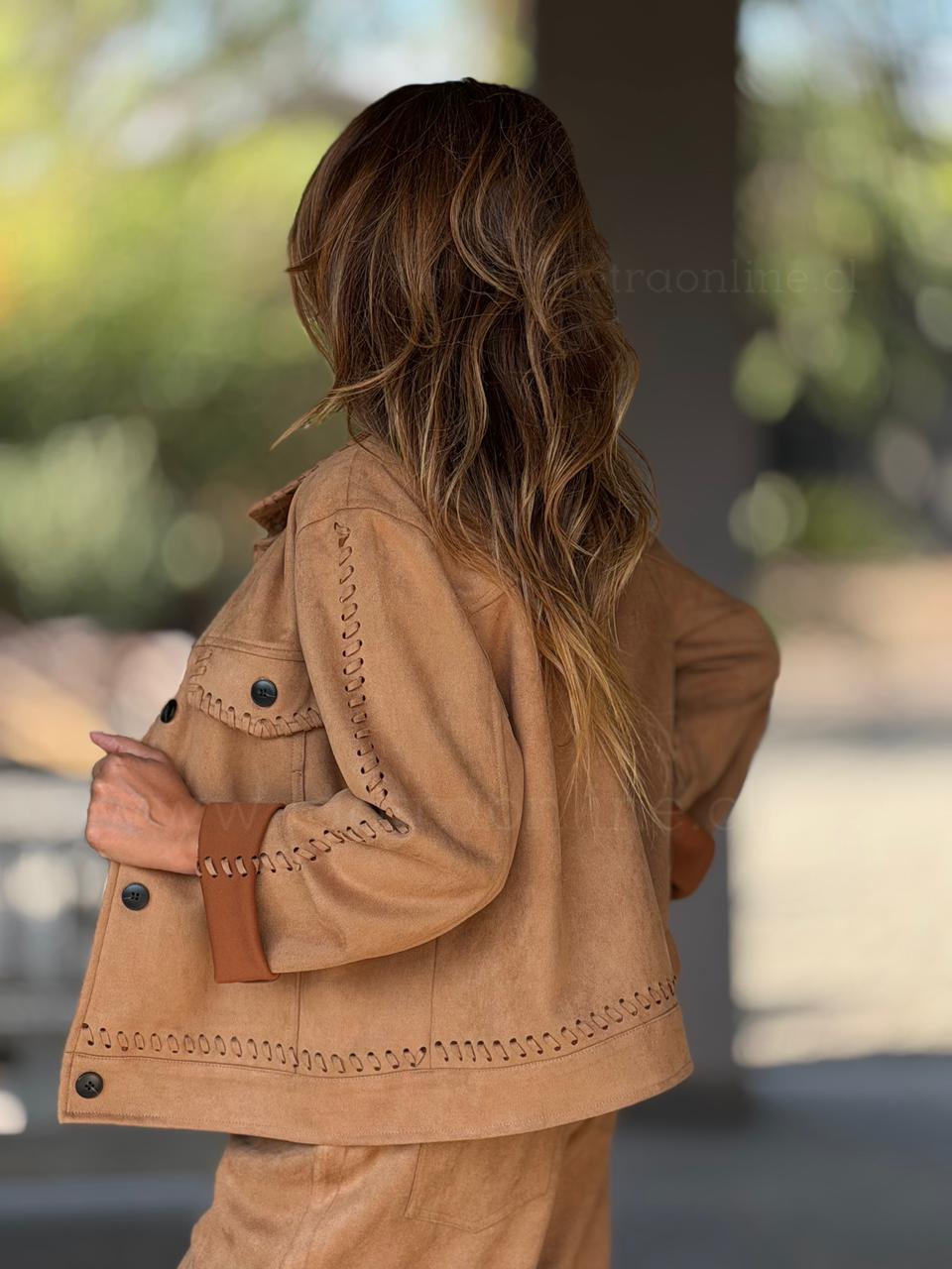 Set Gamuzado camel