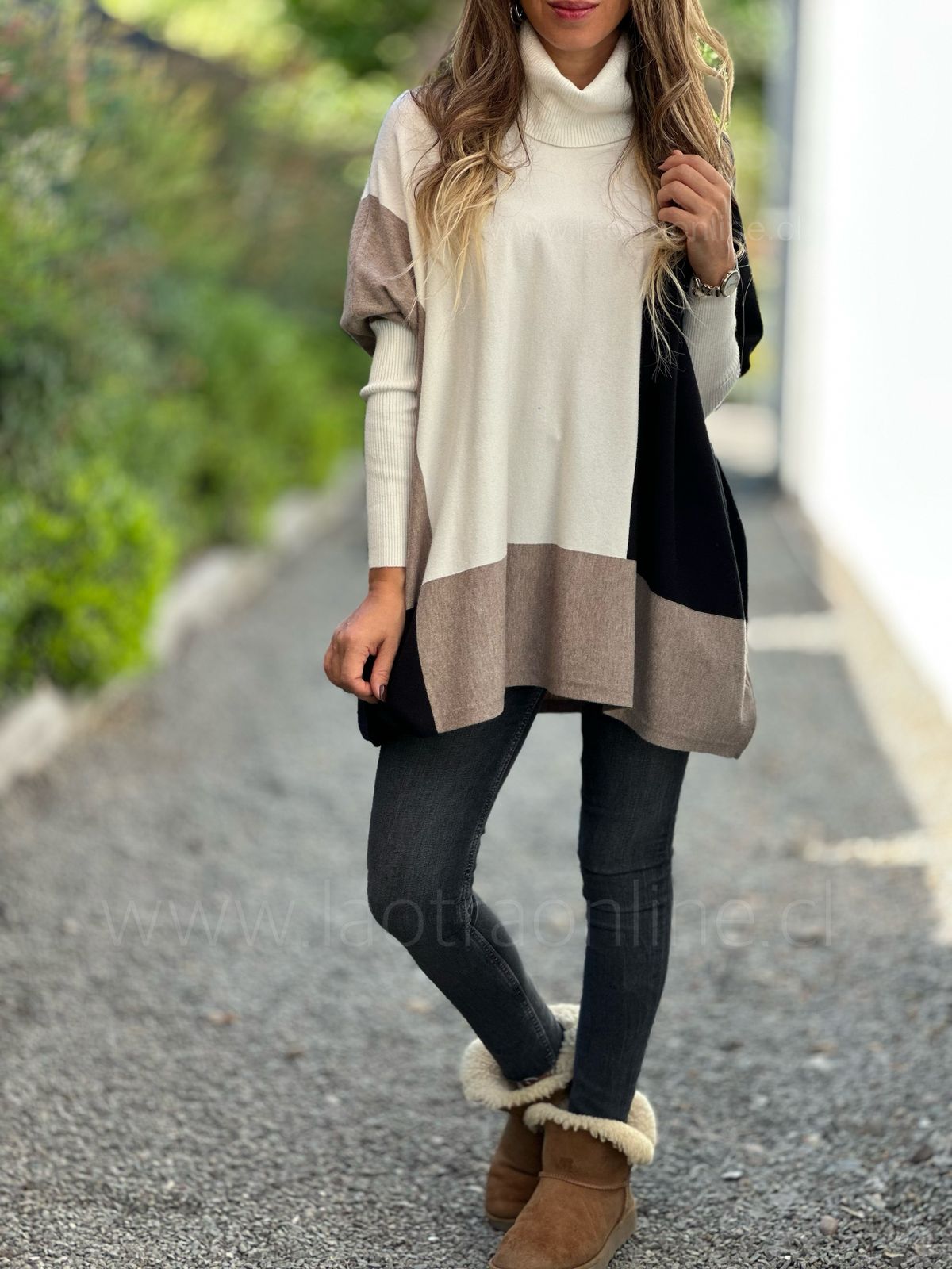 Sweater Formas crema