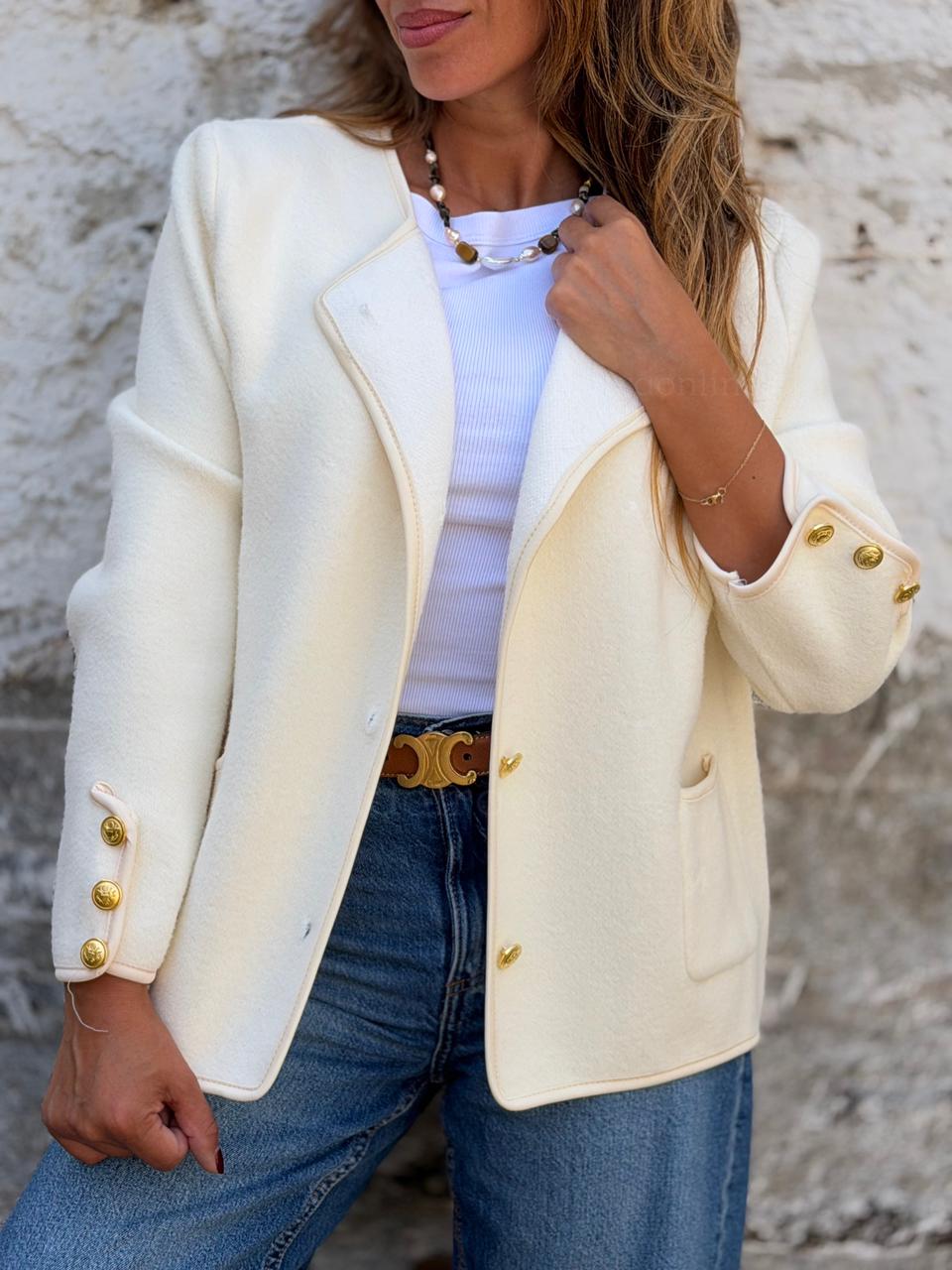 Abrigo Princesa crema