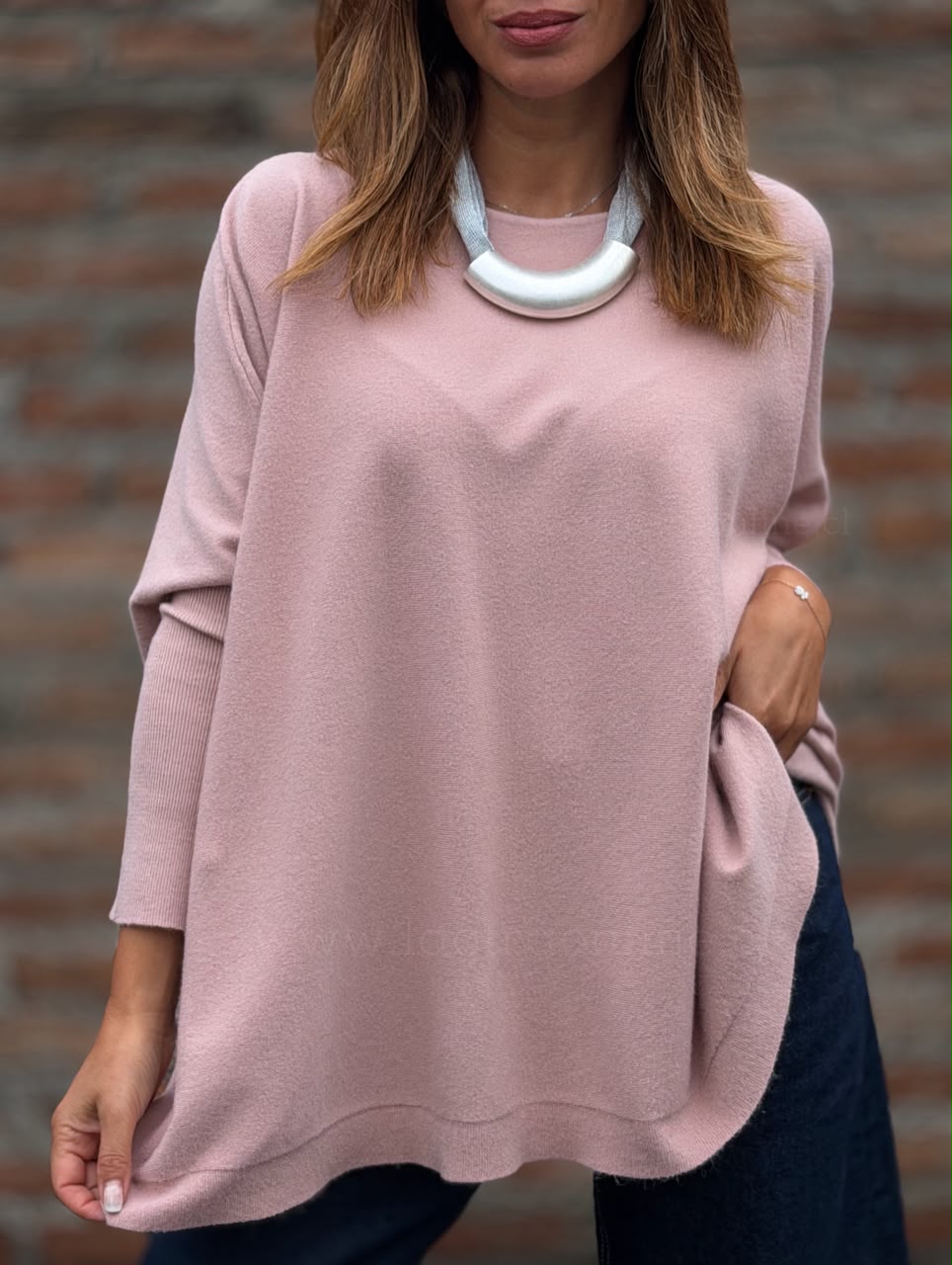Sweater Cataluña rosa