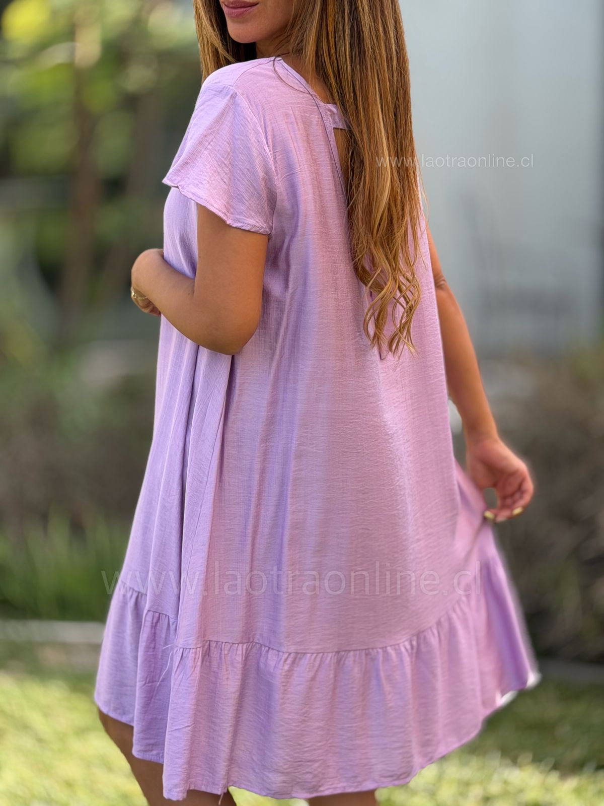 Vestido Sevilla lavanda