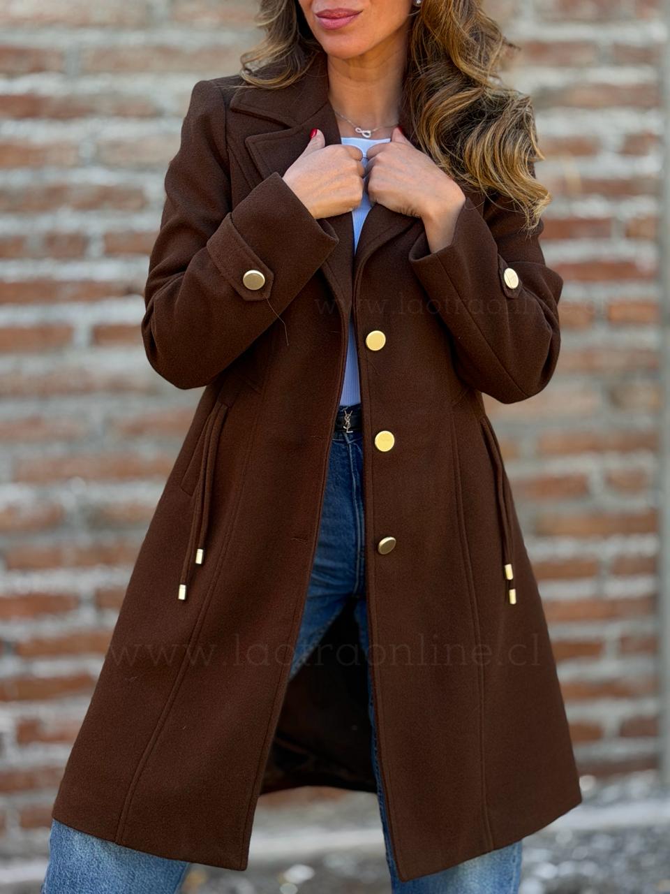 Abrigo Reina Isabel choco