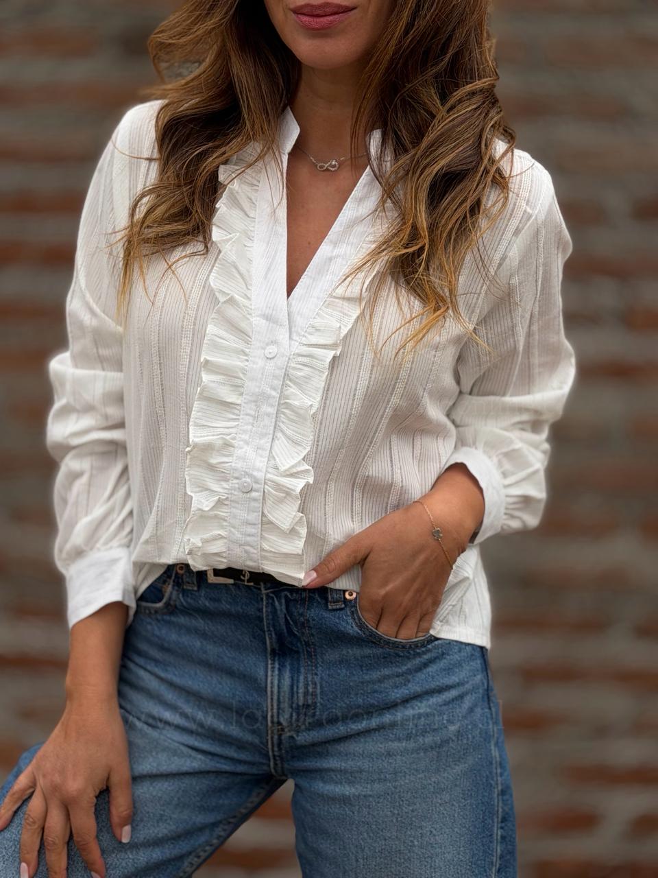Blusa Vuelitos simple blanco