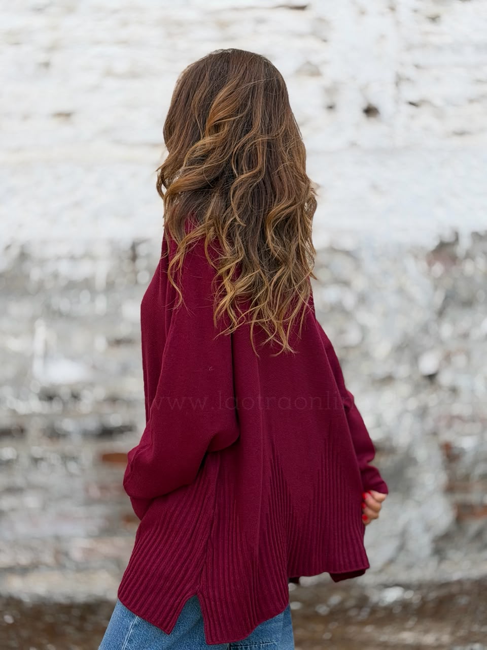 Sweater Georgia cherry