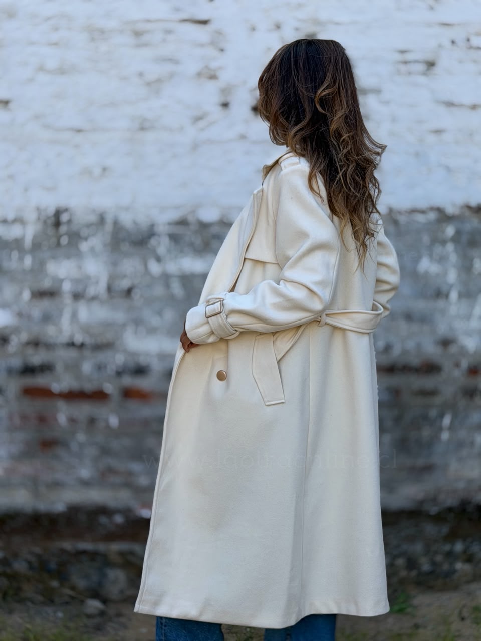 Abrigo Monarca crema