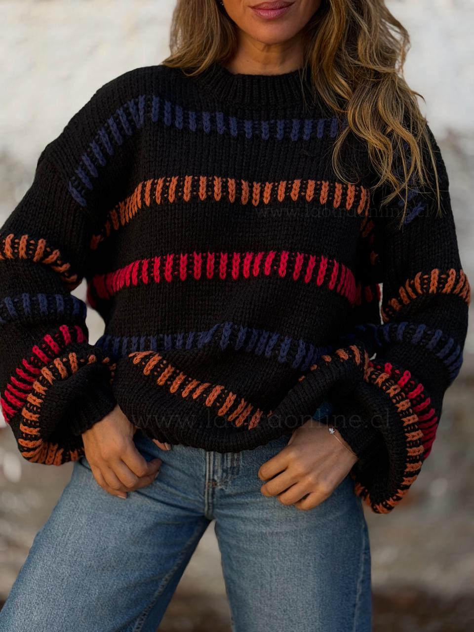 Sweater Grecia negro