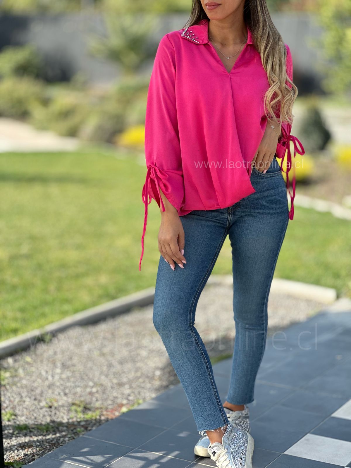 Blusa Jamaica fucsia
