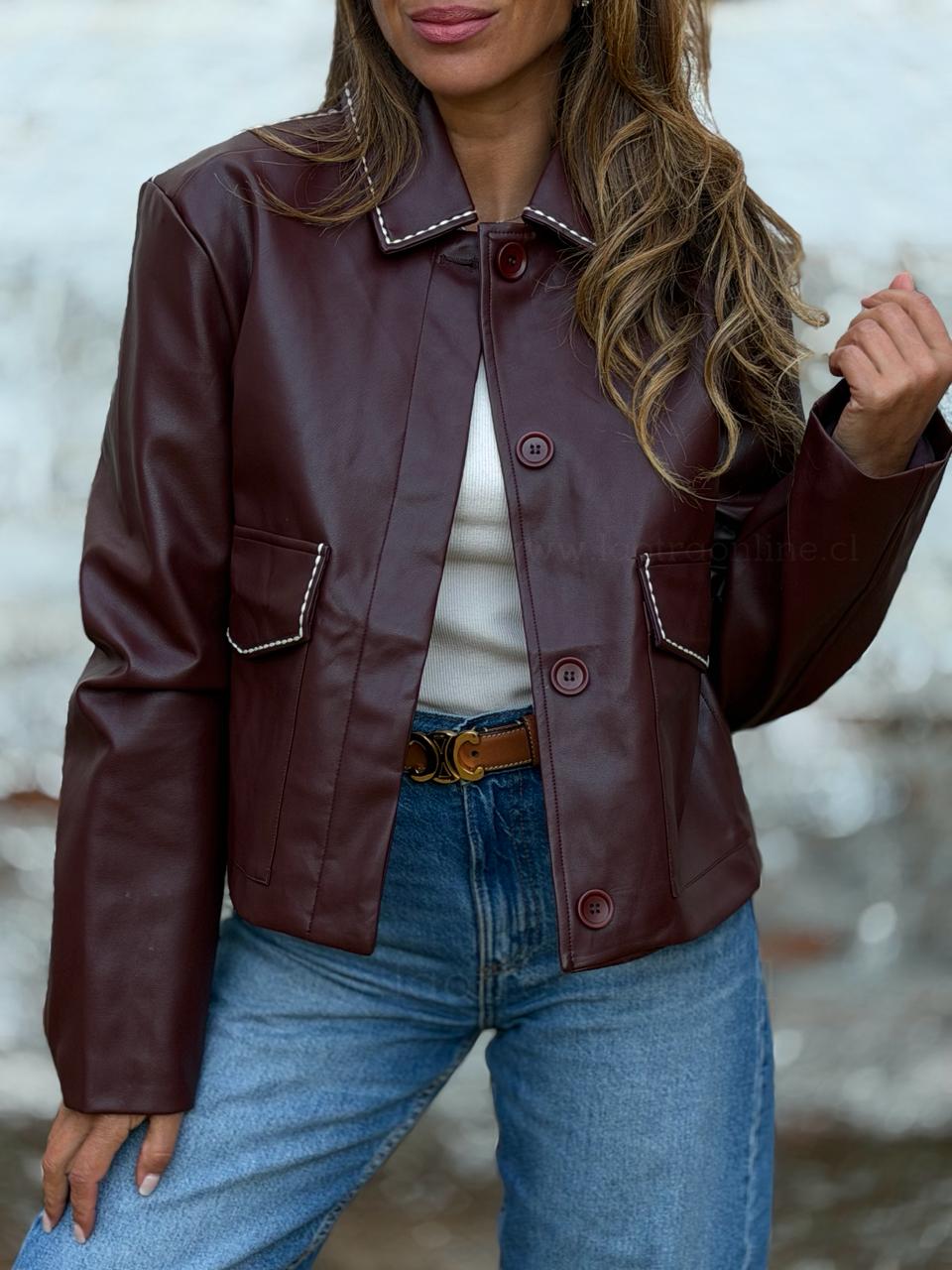 Chaqueta Malta cherry