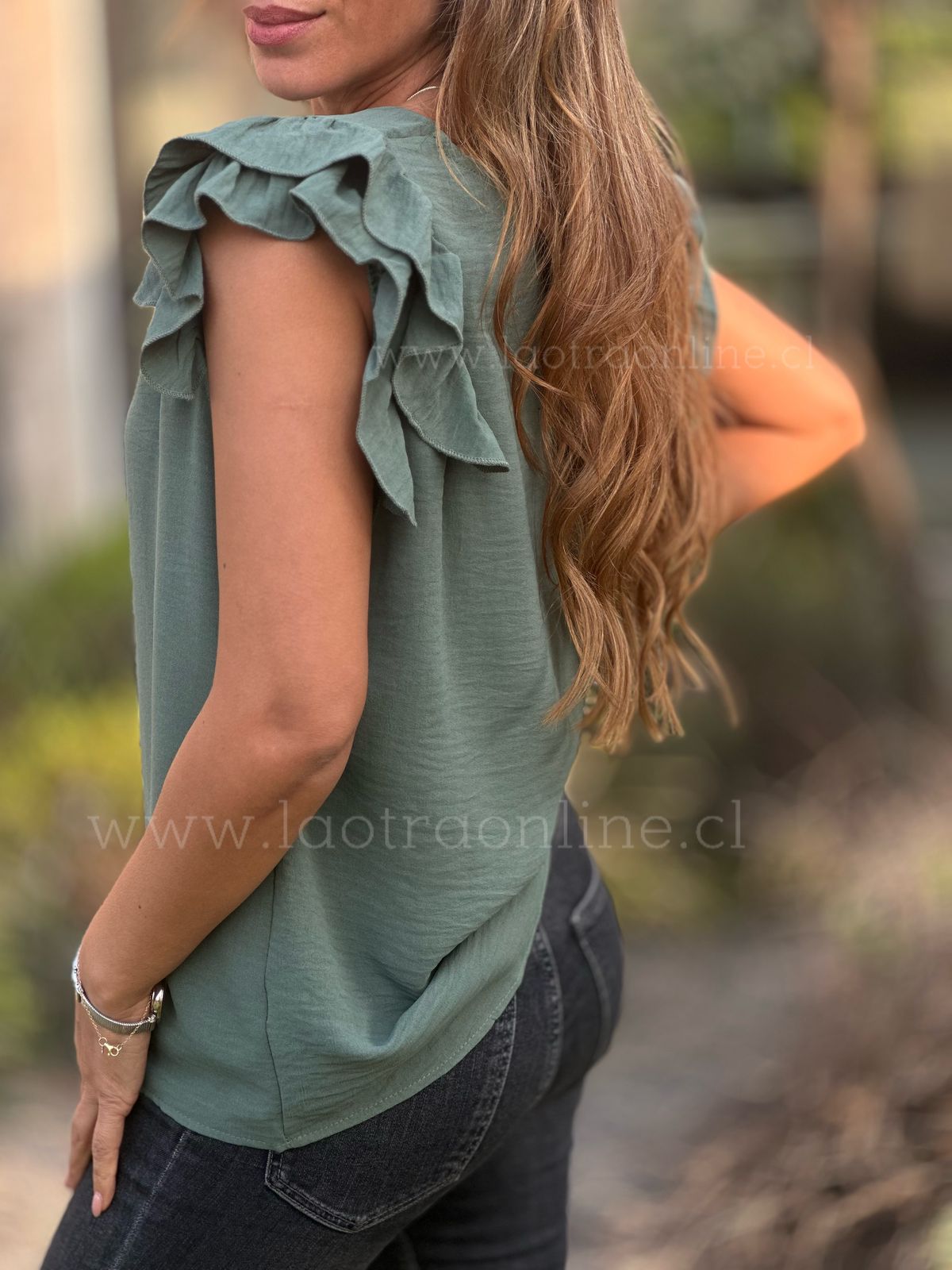 Polera Canadá verde