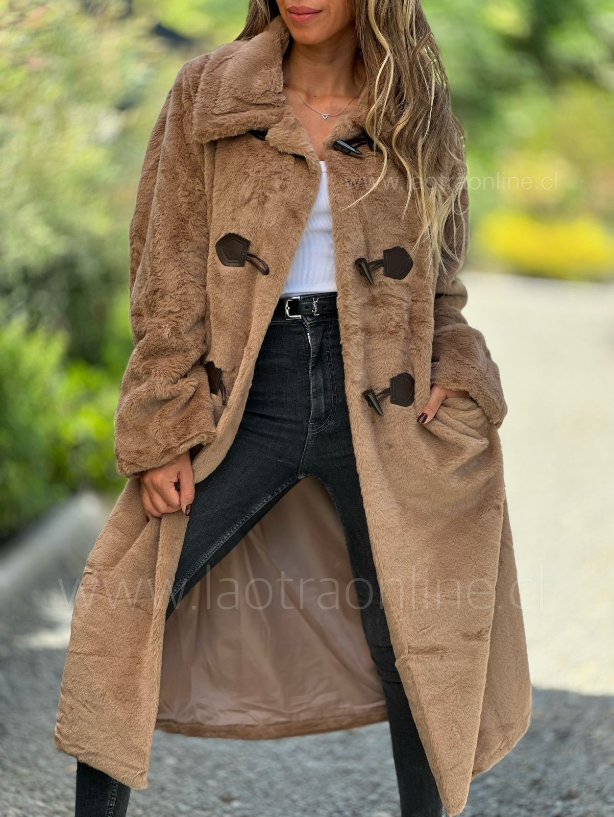 Abrigo Princesa Diana toffe