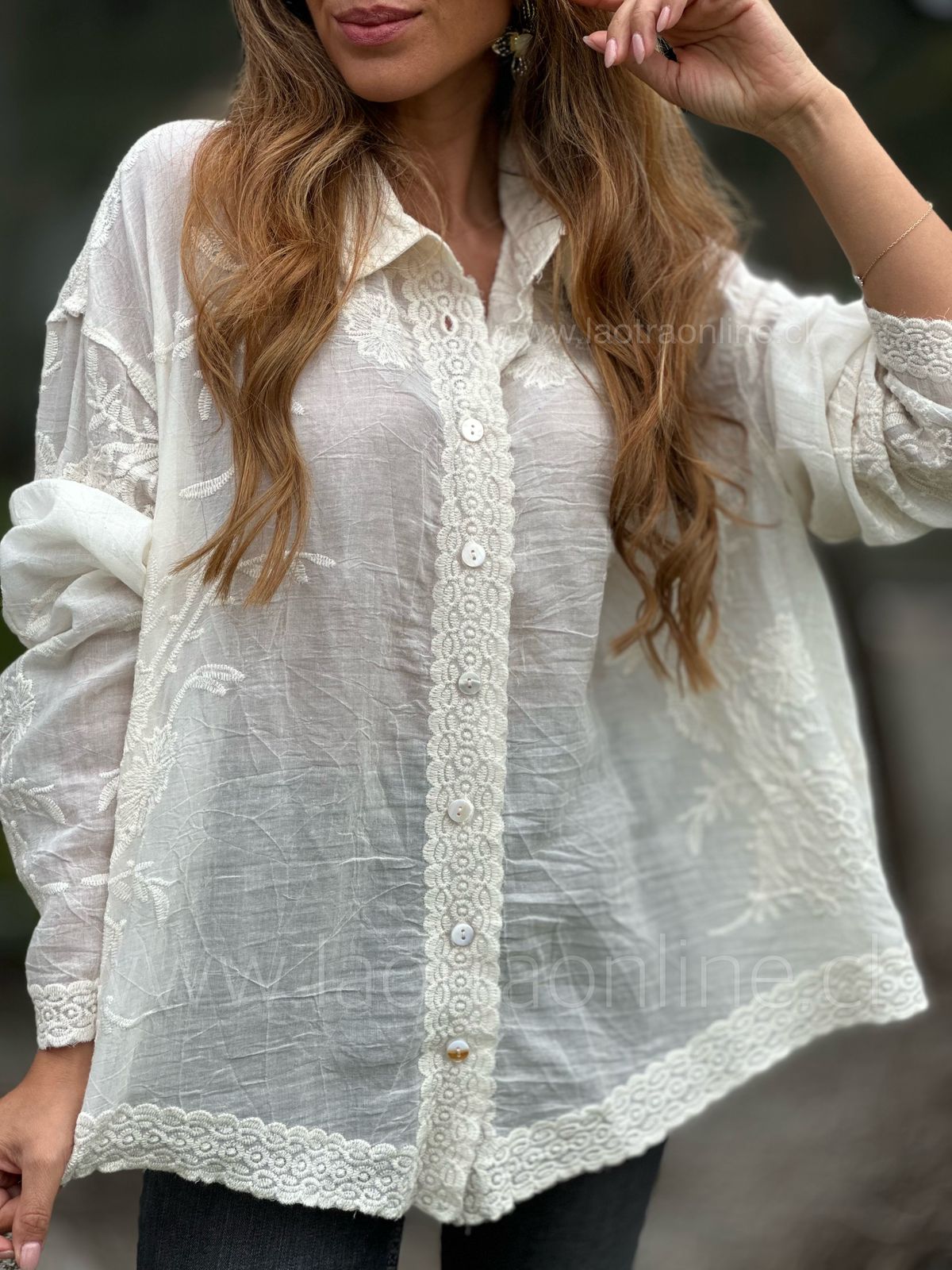 Blusa Capricho mantequilla