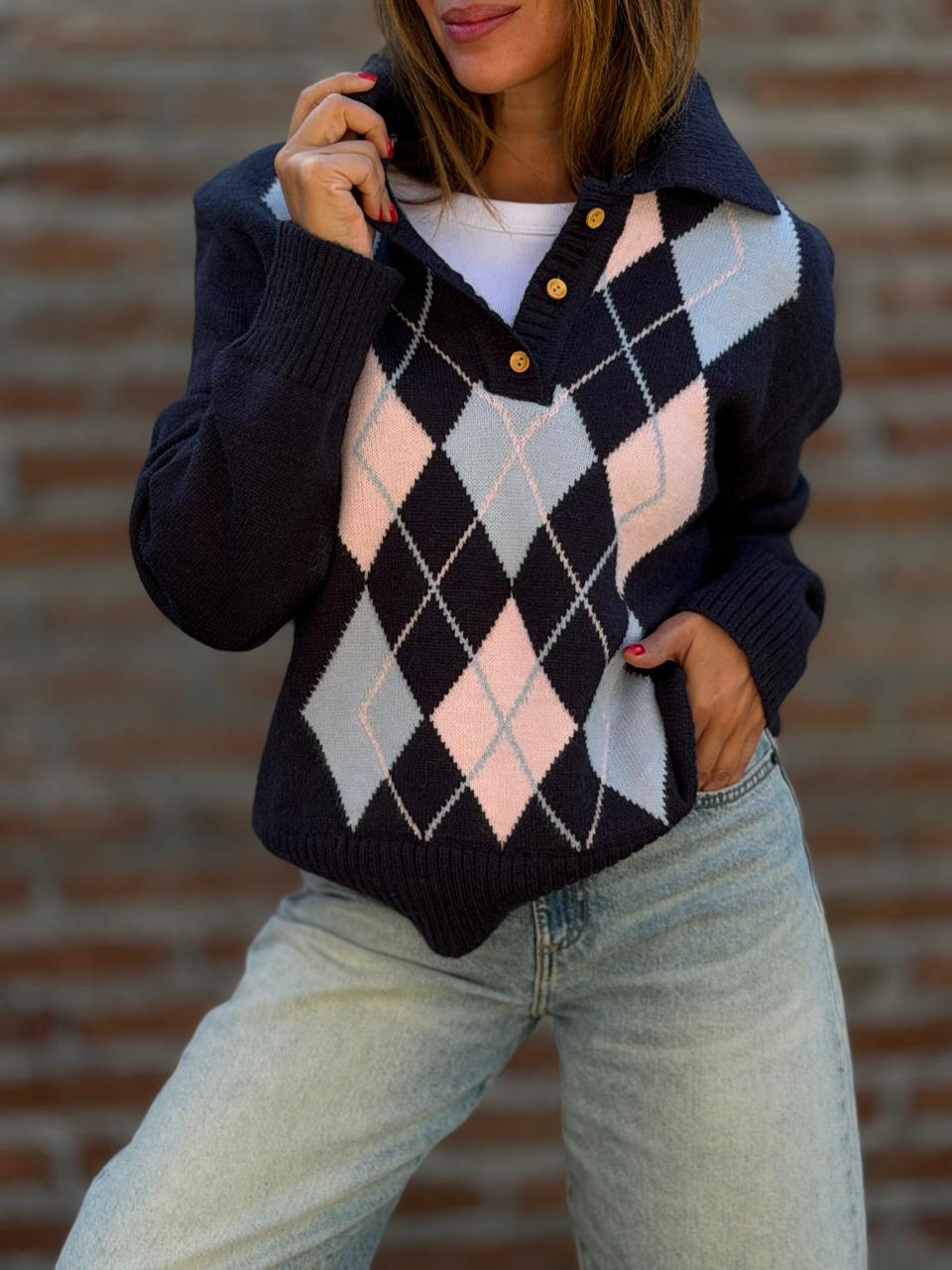 Sweater París Eloise azul