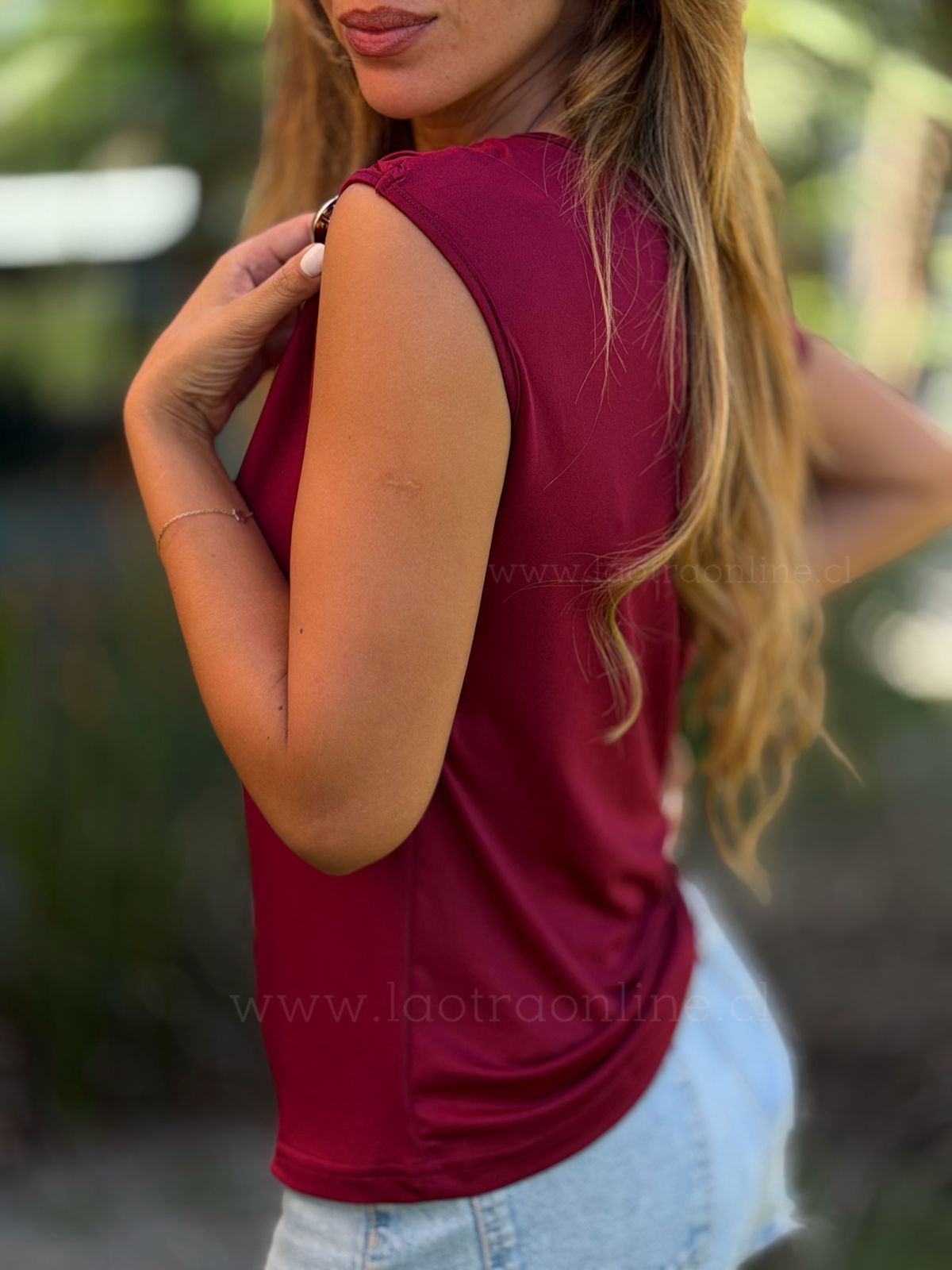 Polera New York cherry