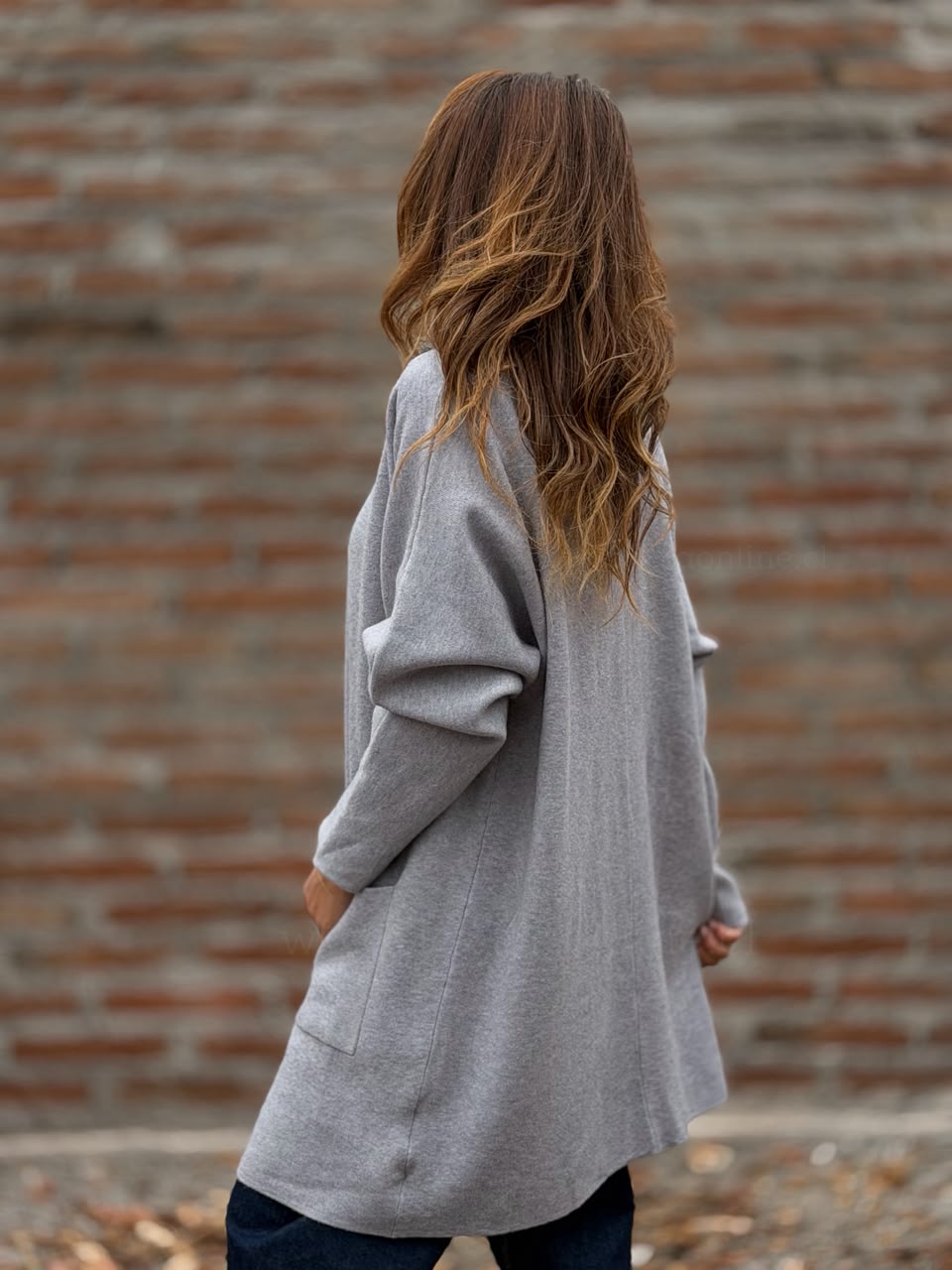 Chalecón Maravilla gris