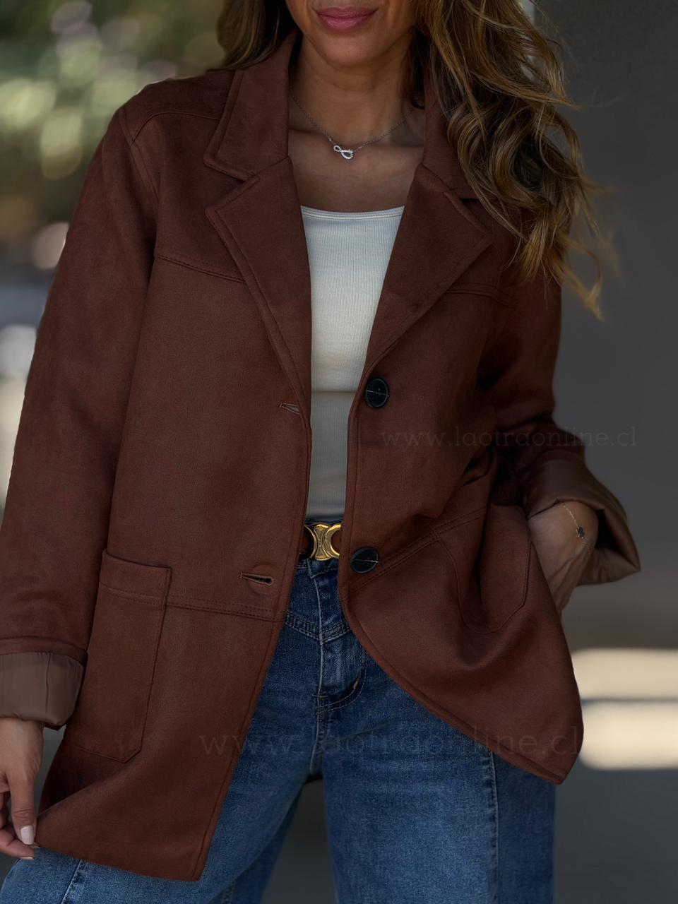 Blazer Gamuza Premium toffe