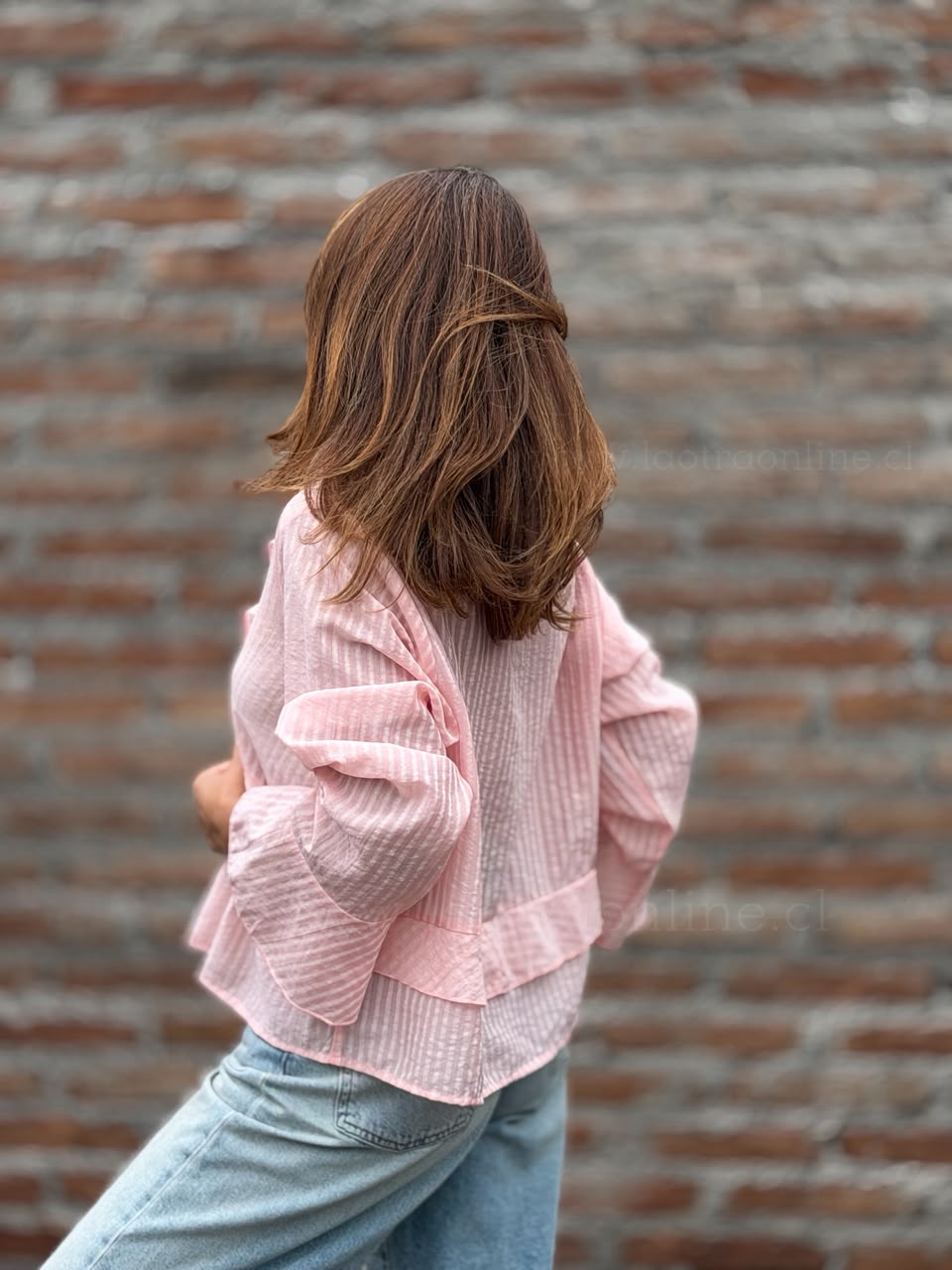 Blusa Vuelos rosa